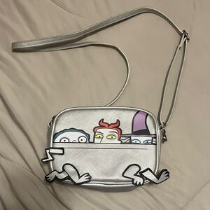 Loungefly Silver Nightmare Before Christmas Crossbody Bag
